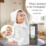 Premium Bamboo Baby Hooded Towel For Infant