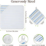 Bamboo Hooded Baby Towels & Washcloths (2 + 2)