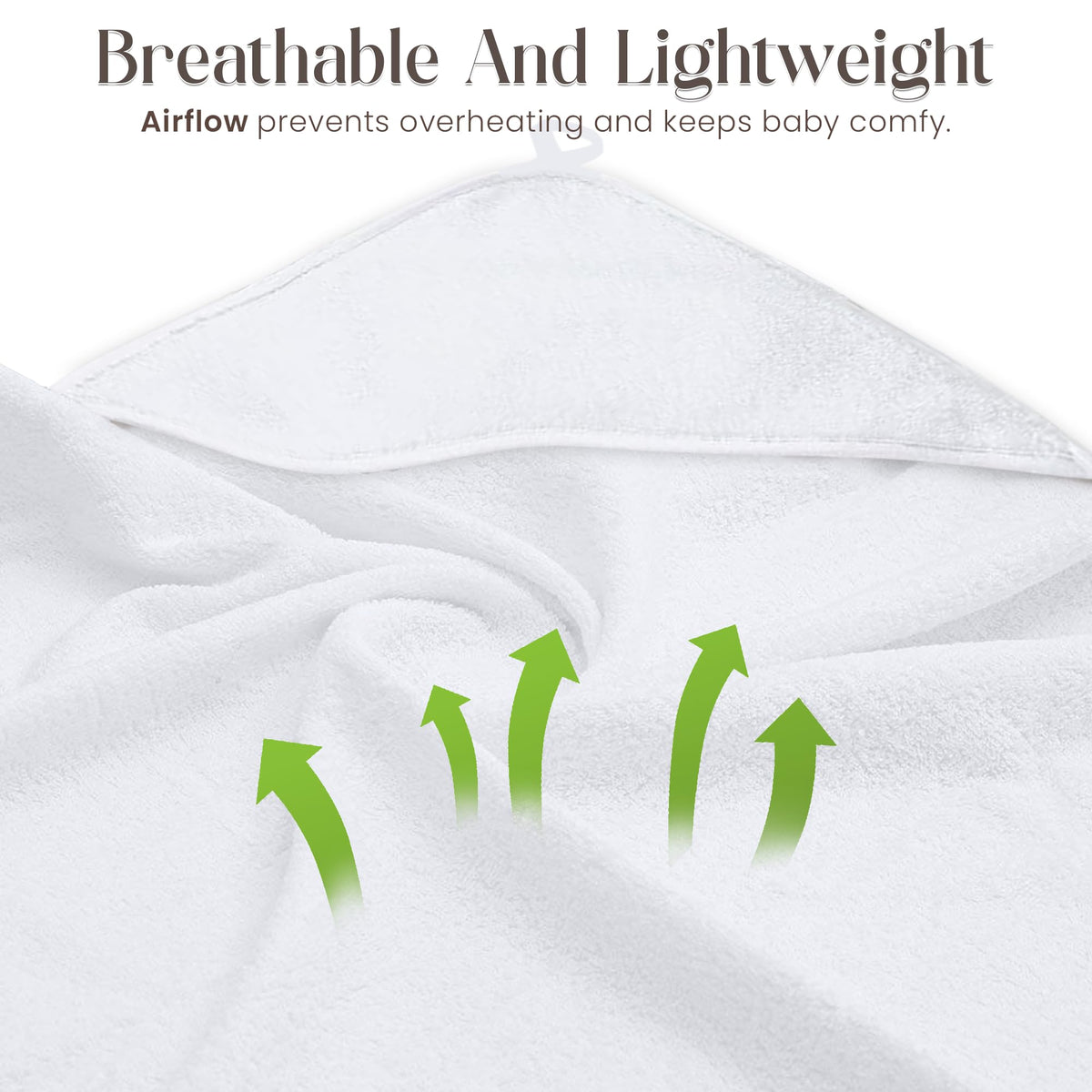 Premium Bamboo Baby Hooded Towel For Infant