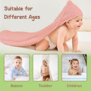 Organic Cotton Muslin Baby Hooded Towels