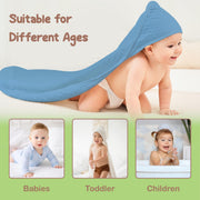 Organic Cotton Muslin Baby Hooded Towels
