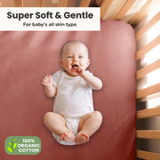 Organic Cotton Muslin Crib Sheets (Set of 2)