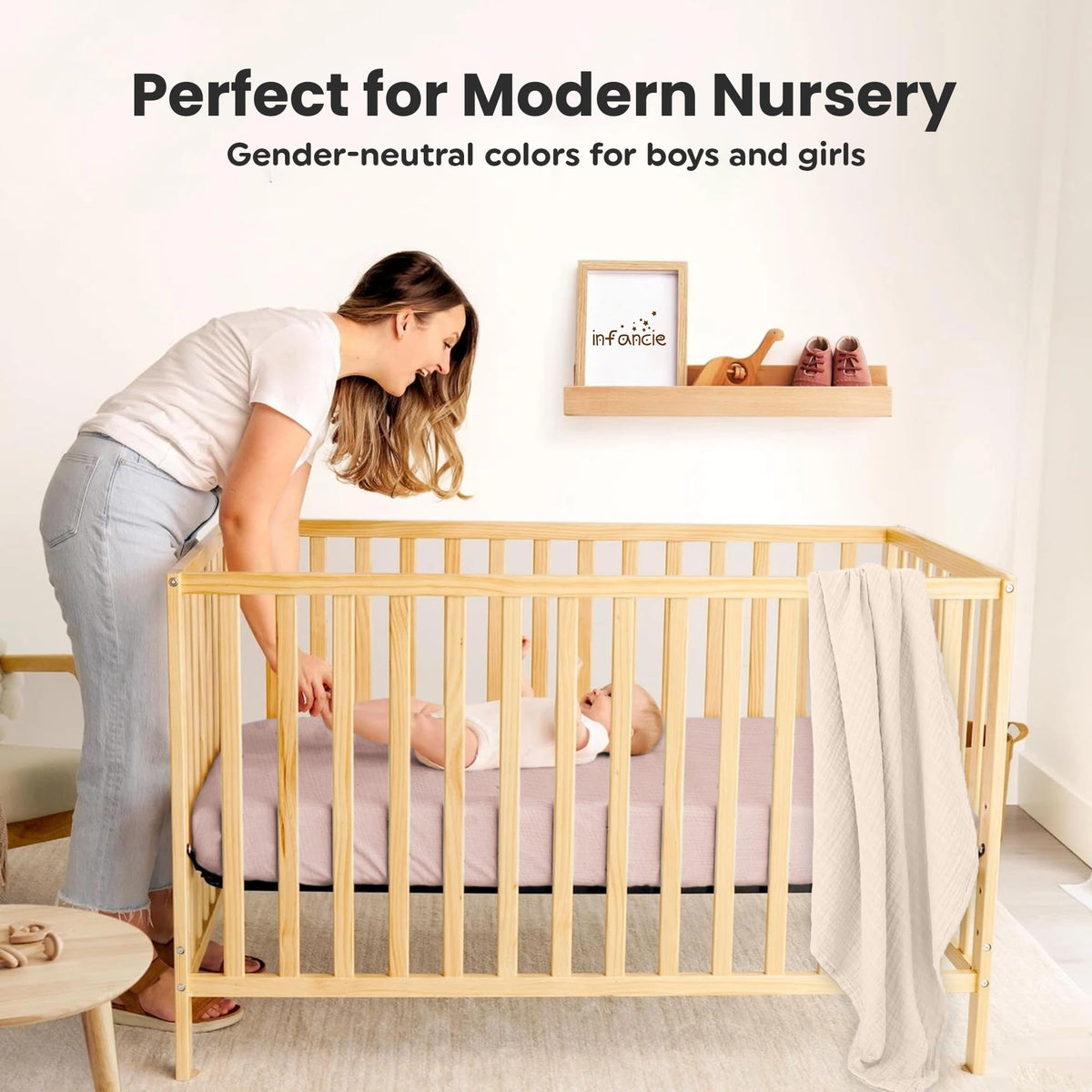 Organic Cotton Muslin Crib Sheets (Set of 2)