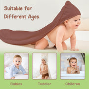 Organic Cotton Muslin Baby Hooded Towels