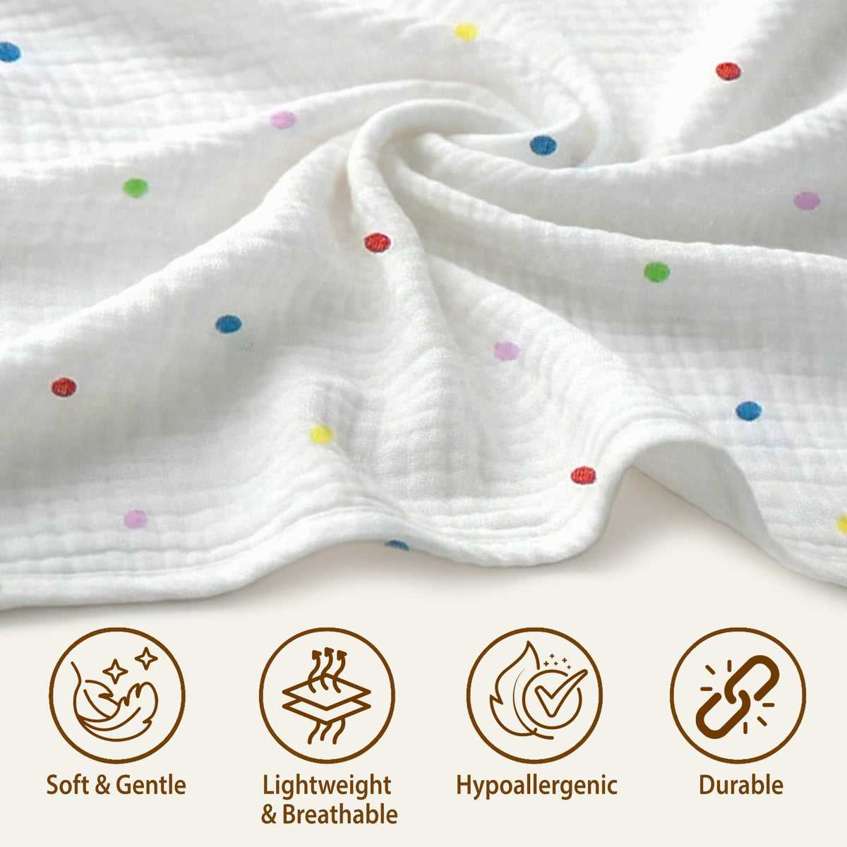 Organic Muslin Cotton Car Seat Cover