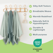 Organic Cotton Muslin Baby Blanket