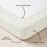 Organic Cotton Muslin Mini Crib Sheets (Set of 2)