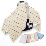 Organic Muslin Cotton Car Seat Cover