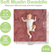 Organic Cotton Muslin Baby Blanket
