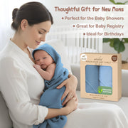 Organic Cotton Muslin Baby Hooded Towels