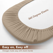 Organic Cotton Muslin Bassinet Sheets (Set of 2)