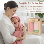 Organic Cotton Muslin Baby Hooded Towels