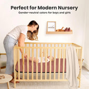 Organic Cotton Muslin Crib Sheets (Set of 2)