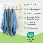 Organic Cotton Muslin Baby Blanket