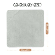 Organic Cotton Low-Twist Woven Hooded Baby Towels