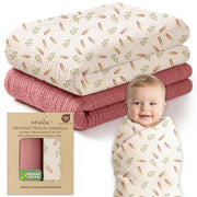 Organic Cotton Muslin Baby Blanket