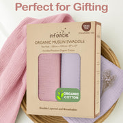 Organic Cotton Muslin Baby Blanket