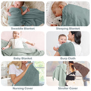 Organic Cotton Muslin Baby Blanket
