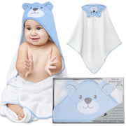 Organic cotton animal hooded baby towel