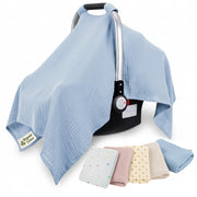 Organic Muslin Cotton Car Seat Cover