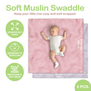 Organic Cotton Muslin Baby Blanket