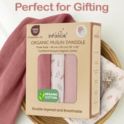 Organic Cotton Muslin Baby Blanket