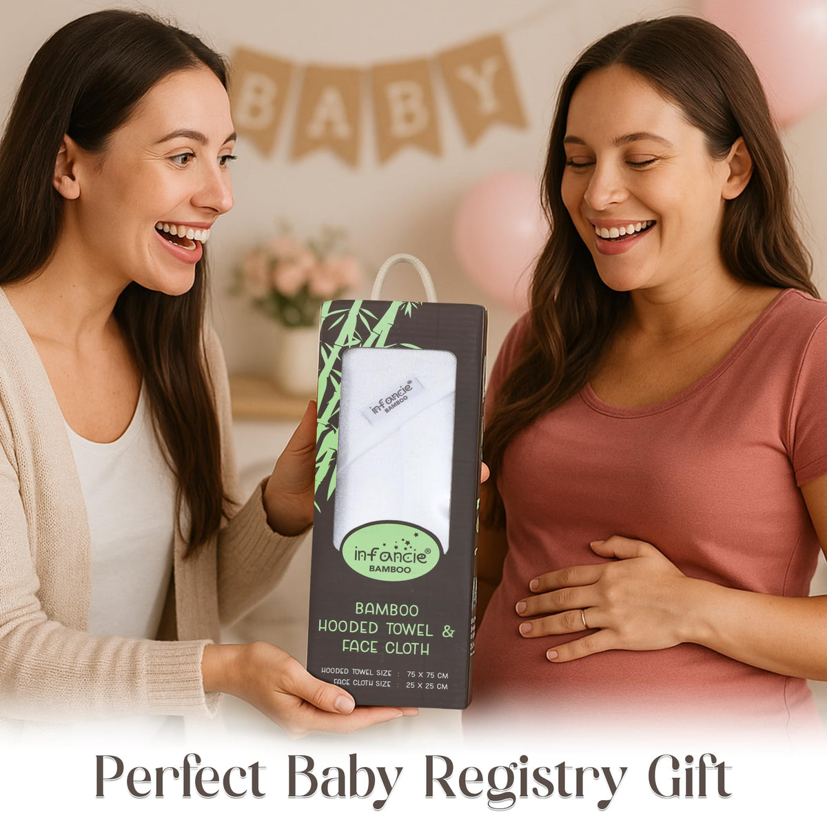 Premium Bamboo Baby Hooded Towel For Infant
