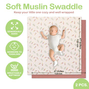 Organic Cotton Muslin Baby Blanket