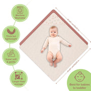 Organic Cotton Muslin Baby Hooded Towels