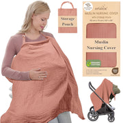 Premium Muslin Nursing Cover for Mothers