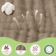 Organic Cotton Muslin Baby Hooded Towels