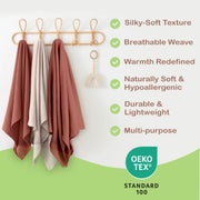 Organic Cotton Muslin Baby Blanket