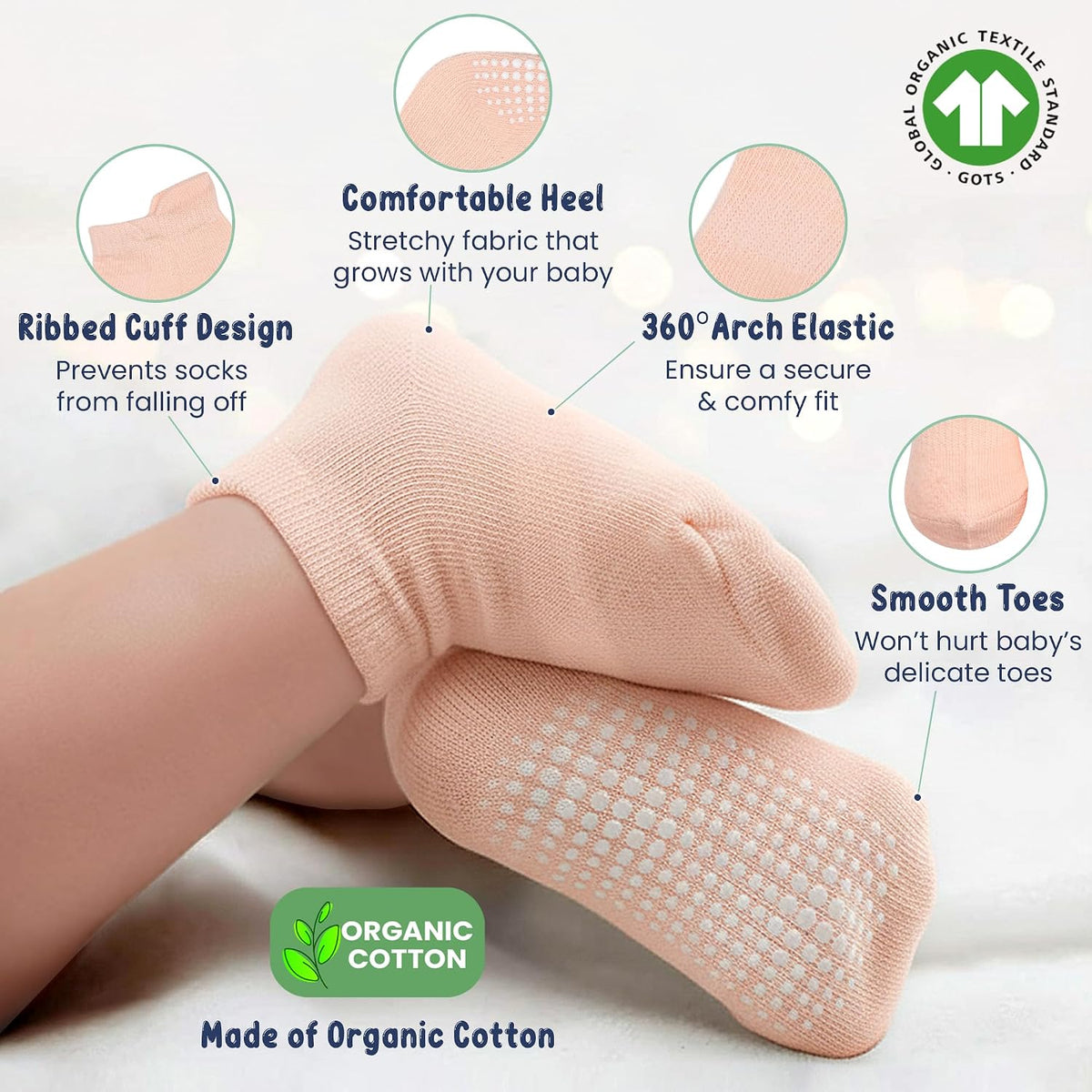 Organic Cotton Ankle Socks