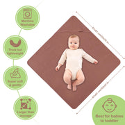 Organic Cotton Muslin Baby Hooded Towels