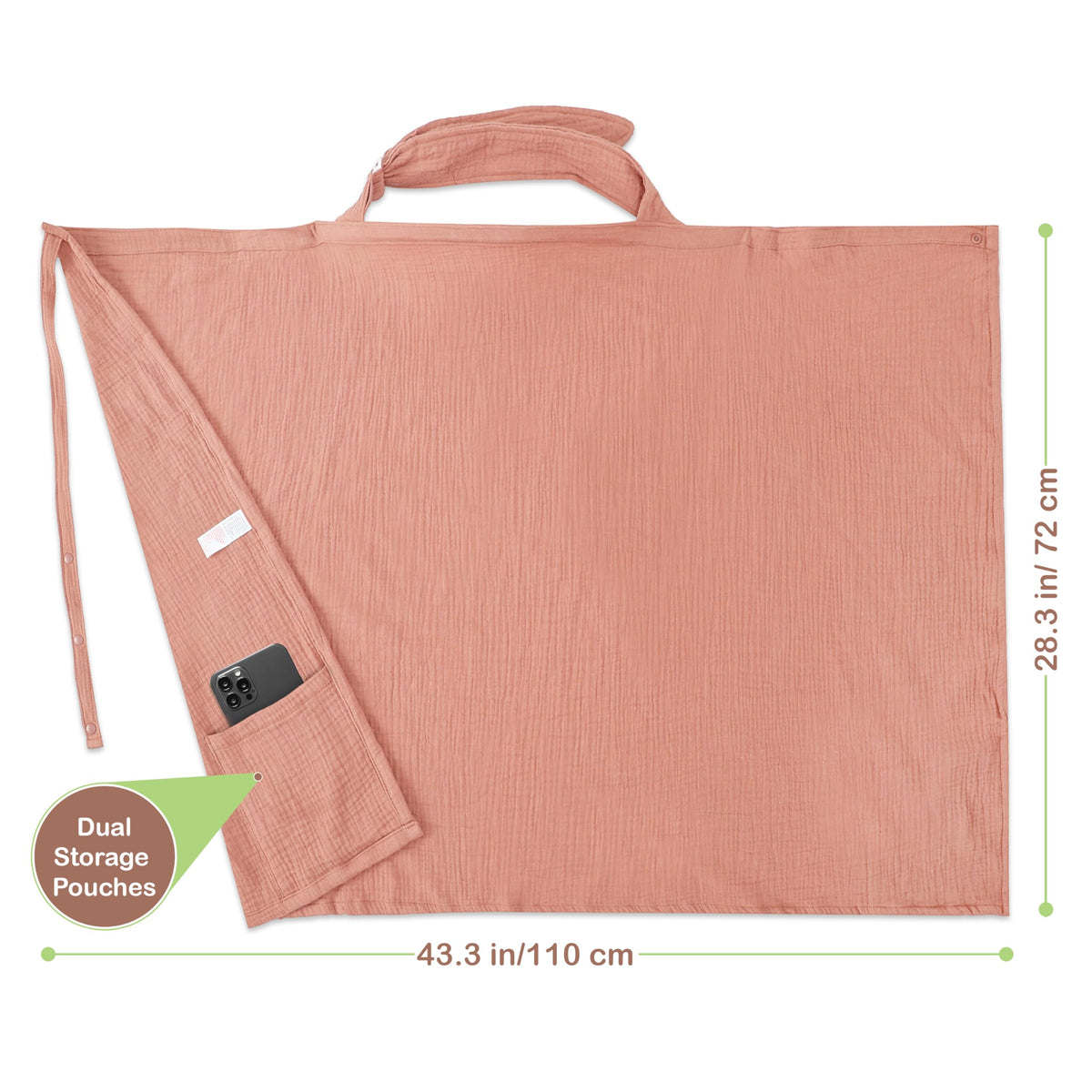 Premium Muslin Nursing Cover for Mothers