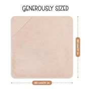 Organic Cotton Low-Twist Woven Hooded Baby Towels