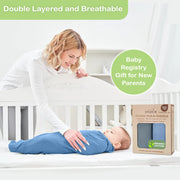 Organic Cotton Muslin Baby Blanket