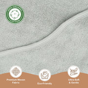 Organic Cotton Low-Twist Woven Hooded Baby Towels