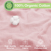 Organic Cotton Muslin Baby Blanket